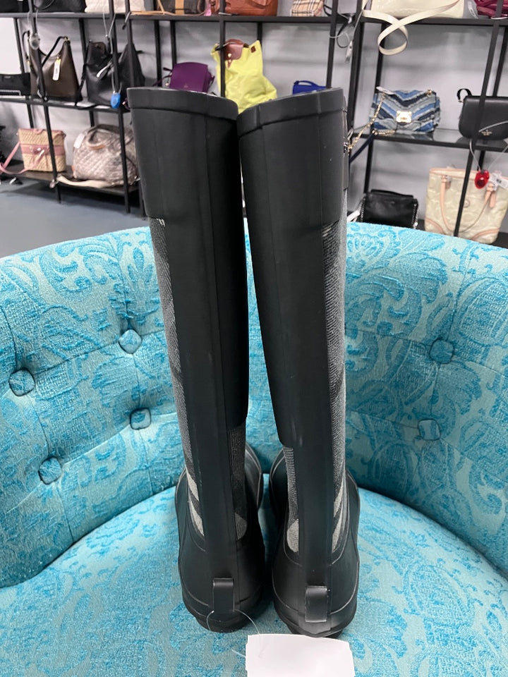 Burberry, Black+, boot, 7