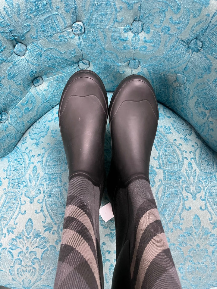 Burberry, Black+, boot, 7