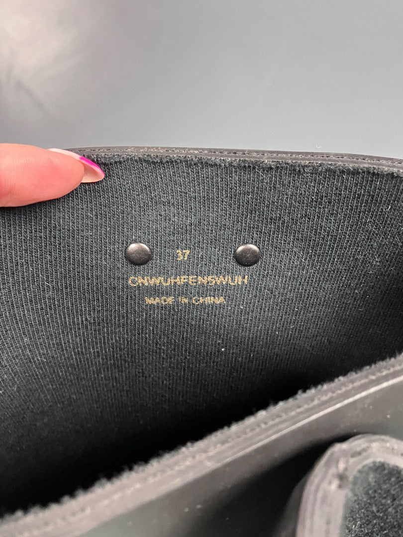 Burberry, Black+, boot, 7