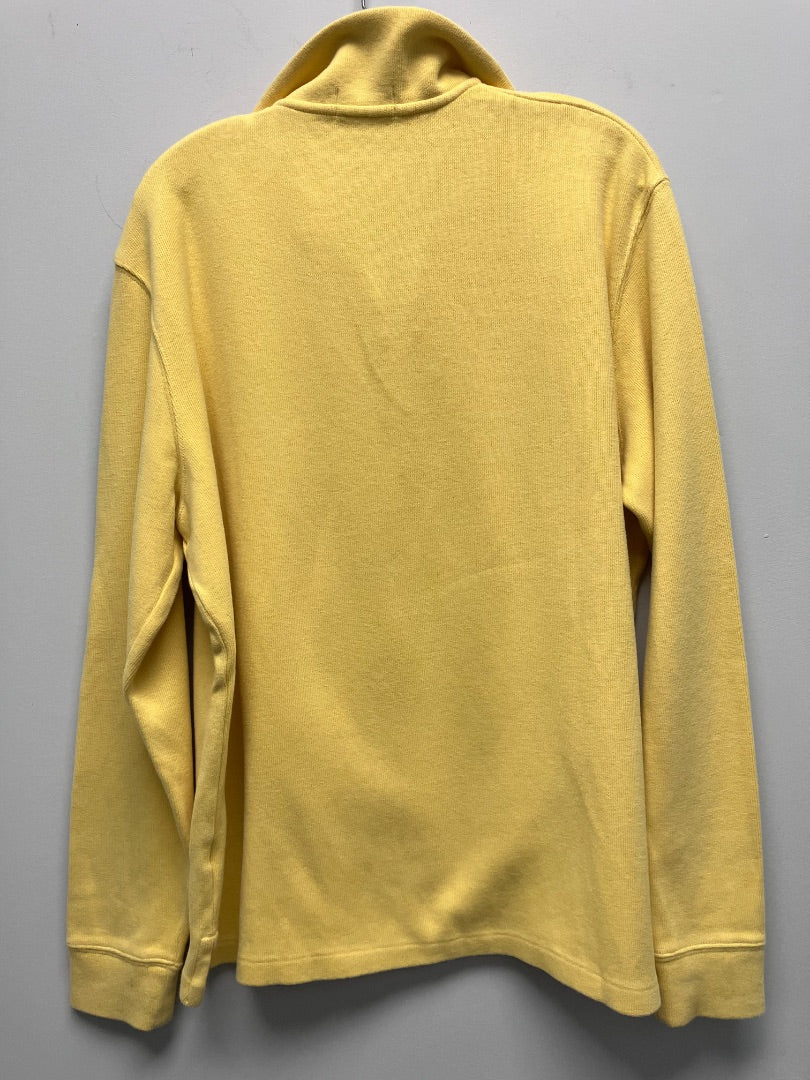 Polo, yellow, men-top, Large