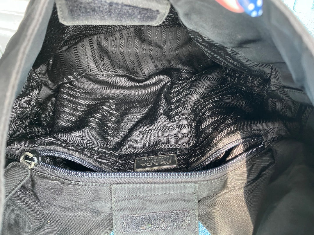 Prada, Black, Handbag, Medium