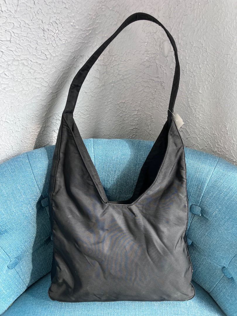Prada, Black, Handbag, Medium