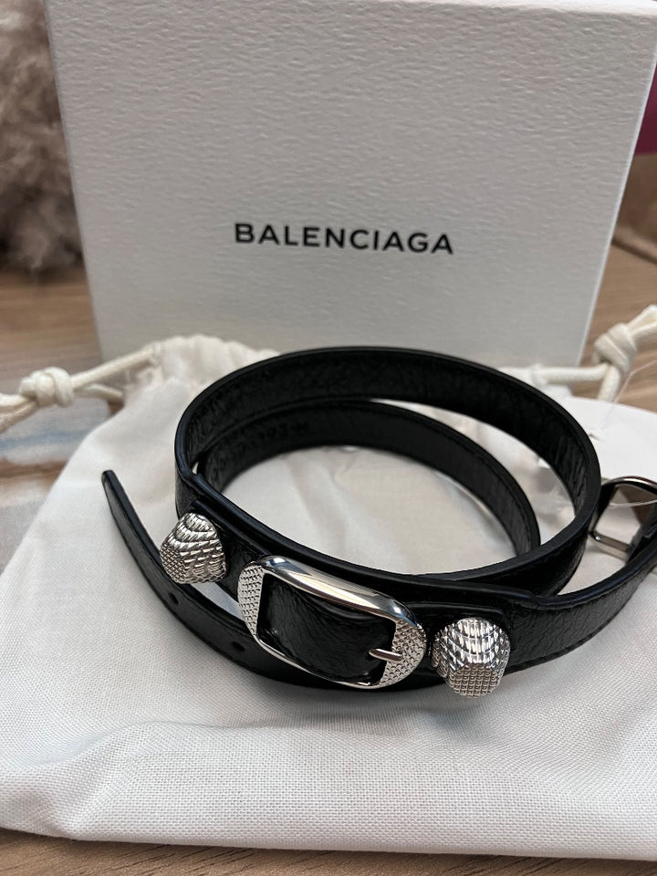 Balenciaga, Black, Bracelet, Small