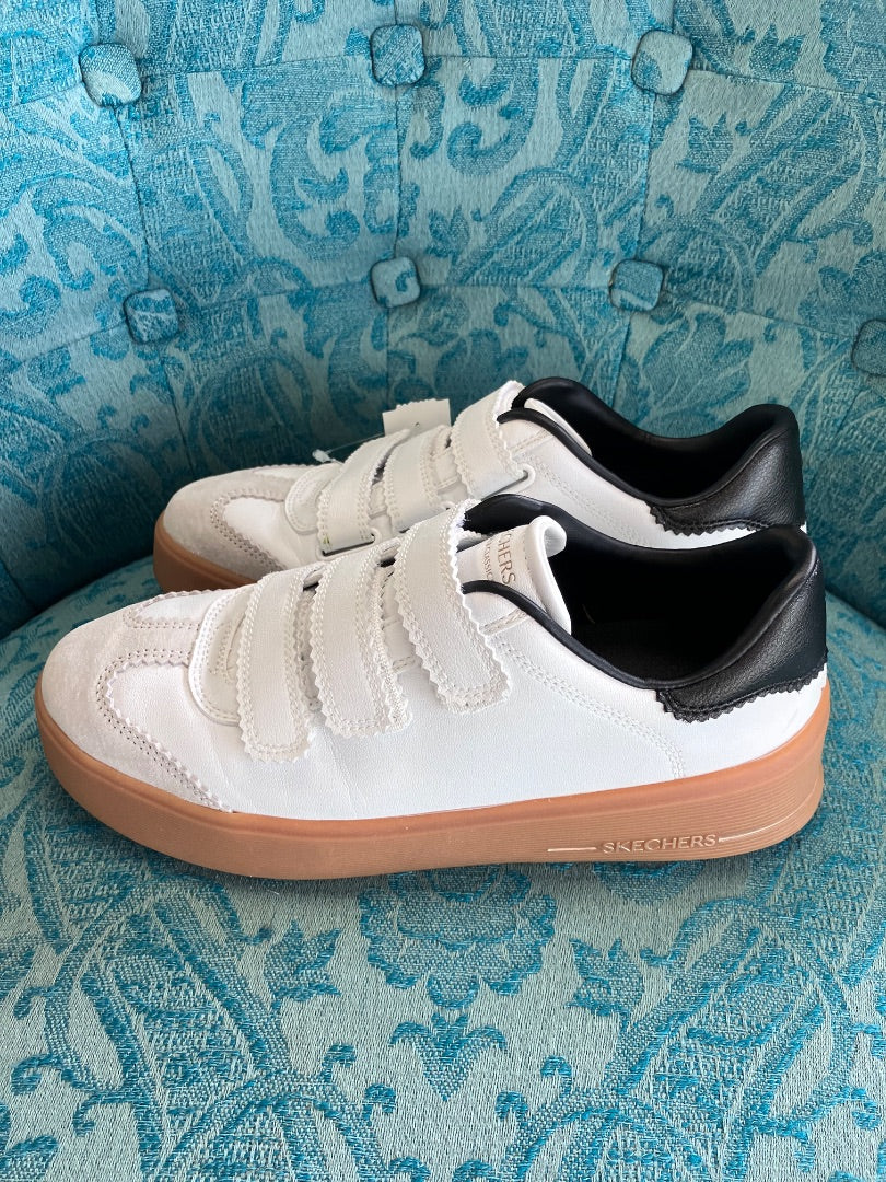 skechers, White+, sneakers, 7.5