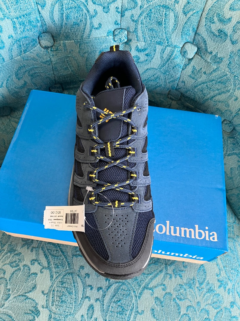 columbia, Blue+, Mens-Sneaker, 11