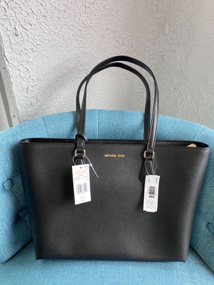 Michael kors, Black, Handbag, Large