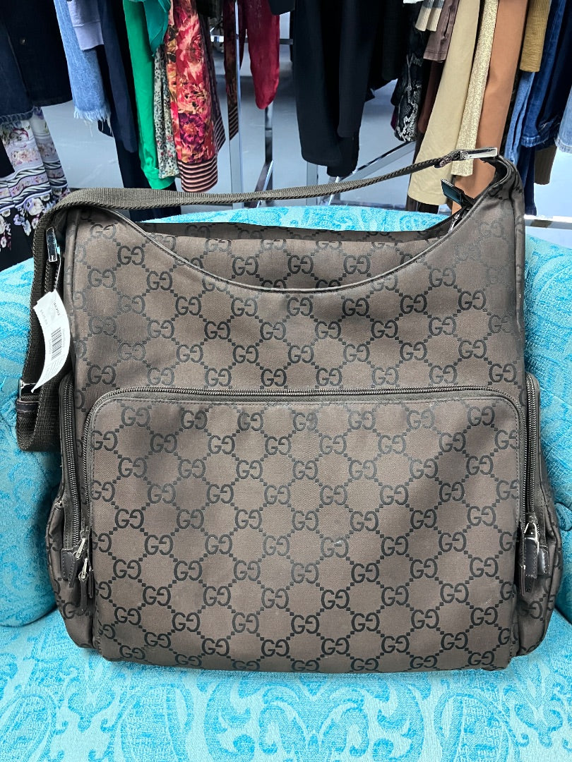 Gucci, Brown, Handbag, Large
