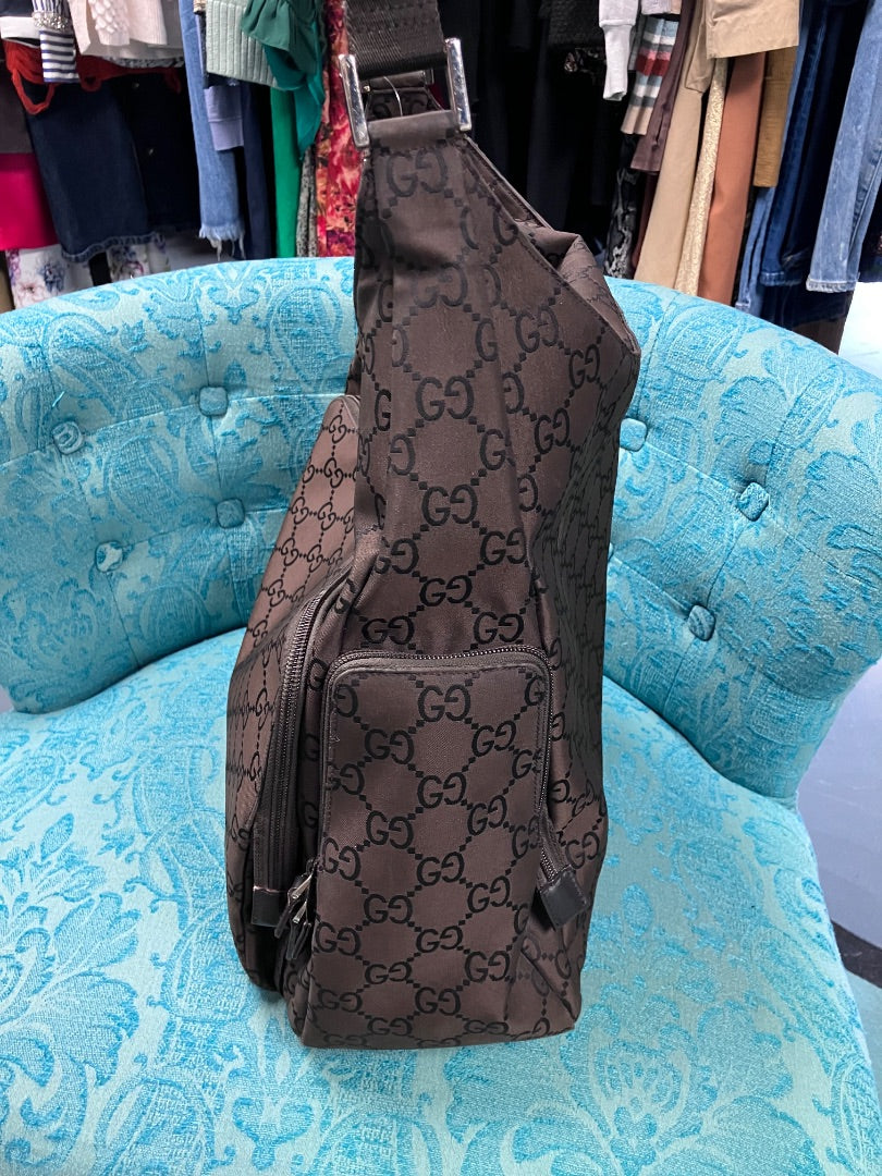 Gucci, Brown, Handbag, Large