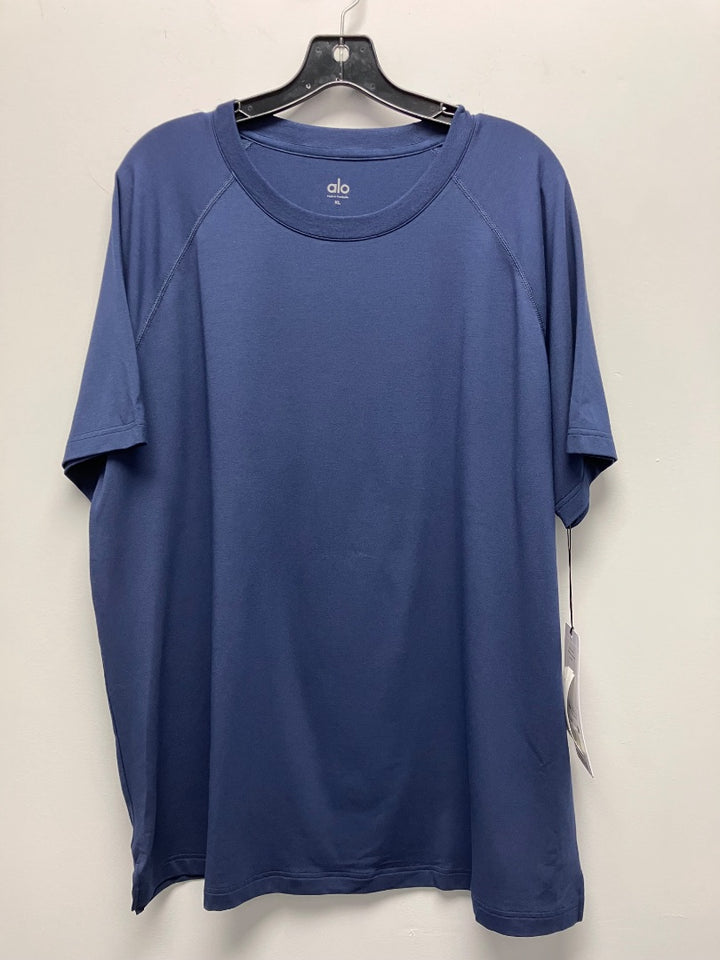 alo, Blue, men-top, XL