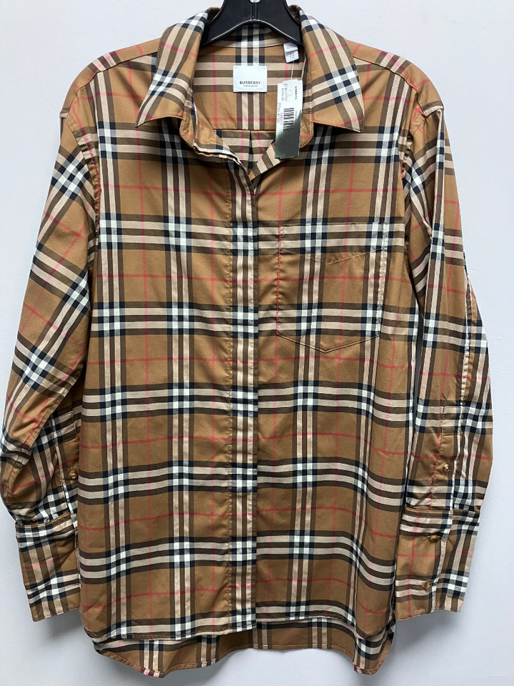 Burberry, Brown, men-top, Small