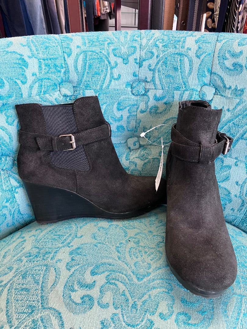 lauren Ralph Lauren, Black, boot, 8.5