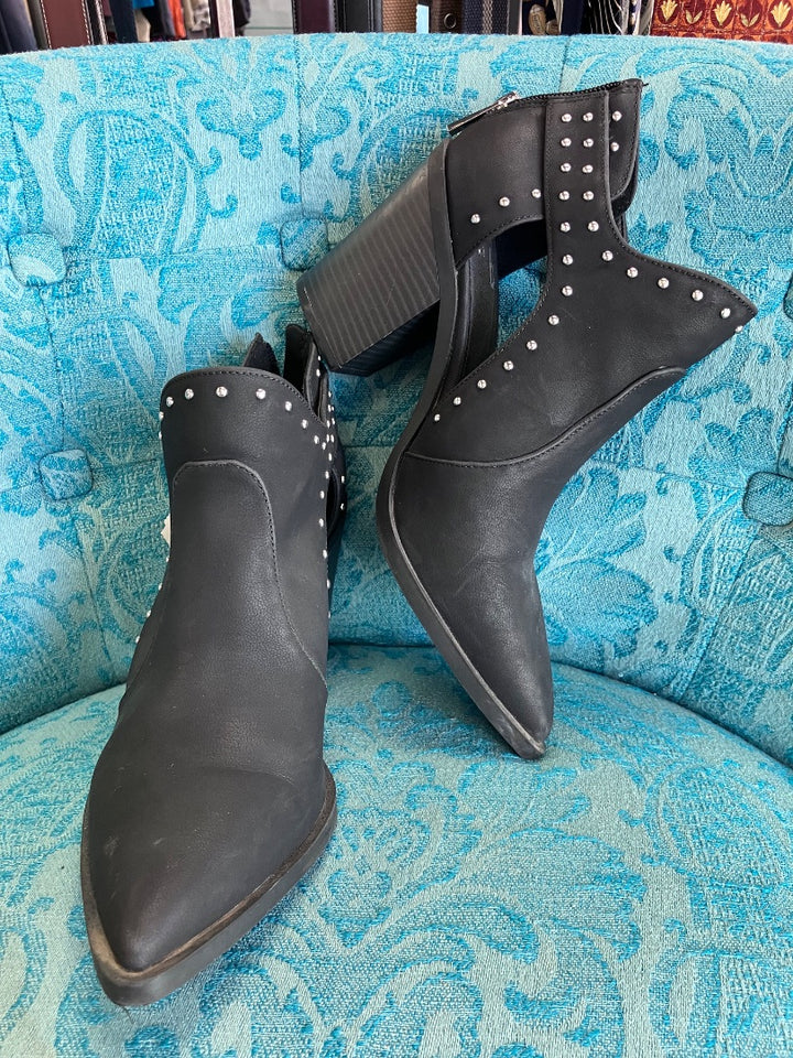 mix6, Black, boot, 8.5