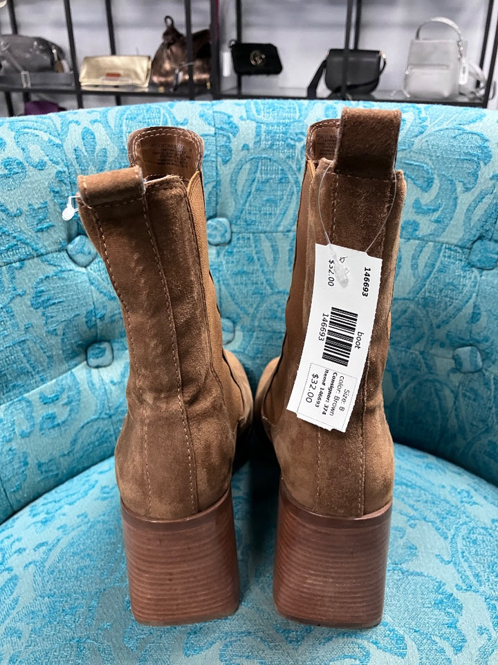 steve madden, Brown, boot, 8