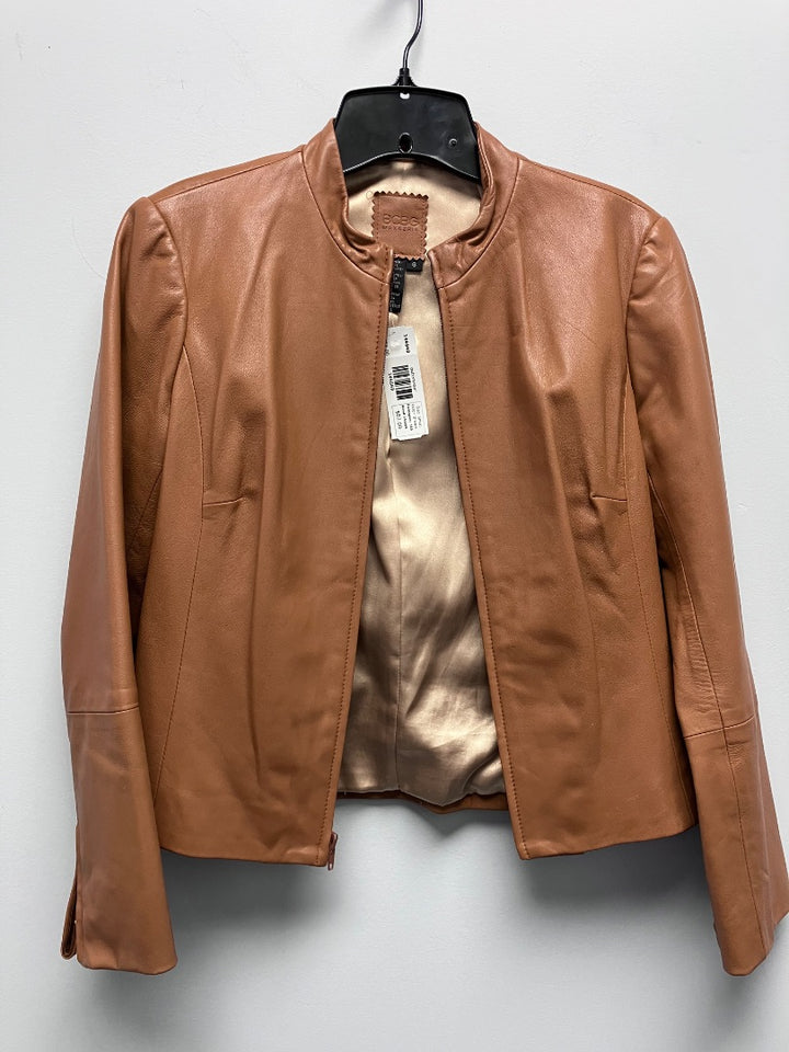 BCBG, Brown, outerwear, Small