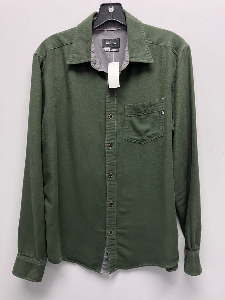 marmot, Green, men-top, Medium