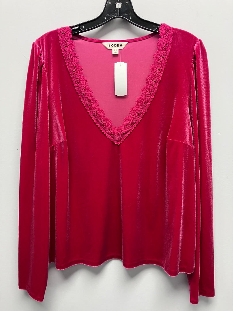 Boden, Pink, Top, Large