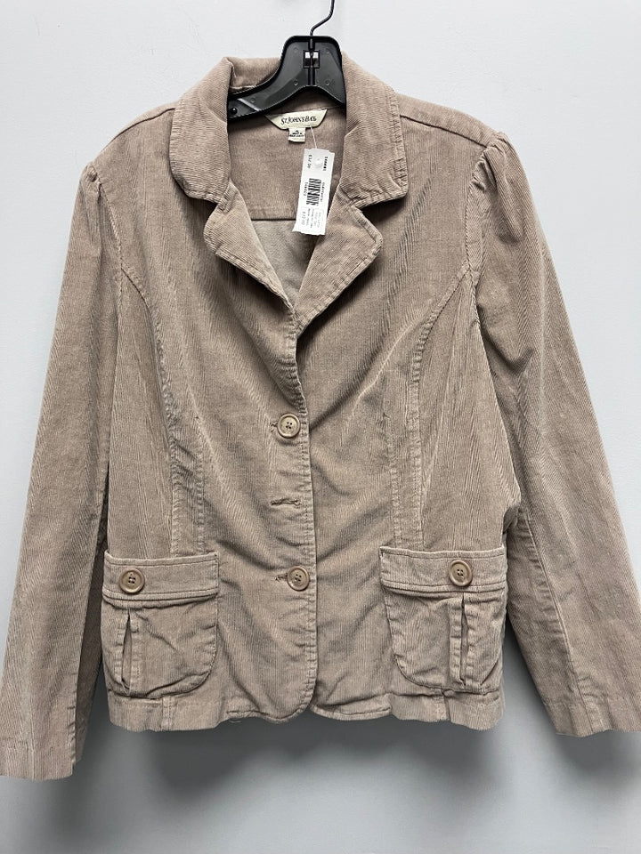 st john bay, tan, outerwear, Large