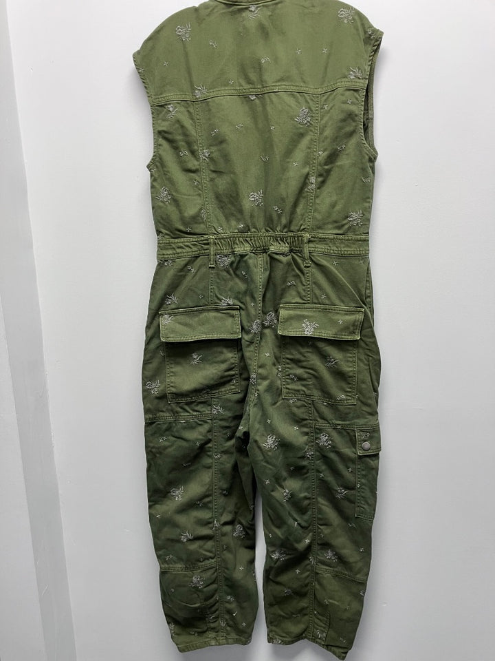 anthropologie, Green+, jumpsuit, Large