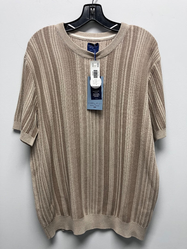 steel+jelly, tan, men-top, Large