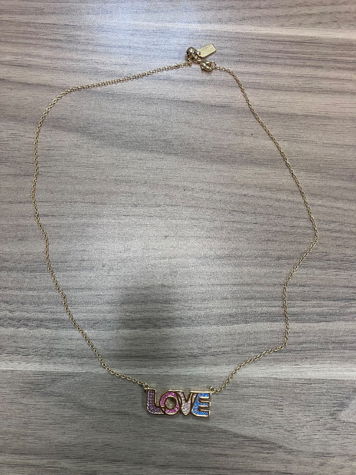 Coach, gold+, Necklace, Medium