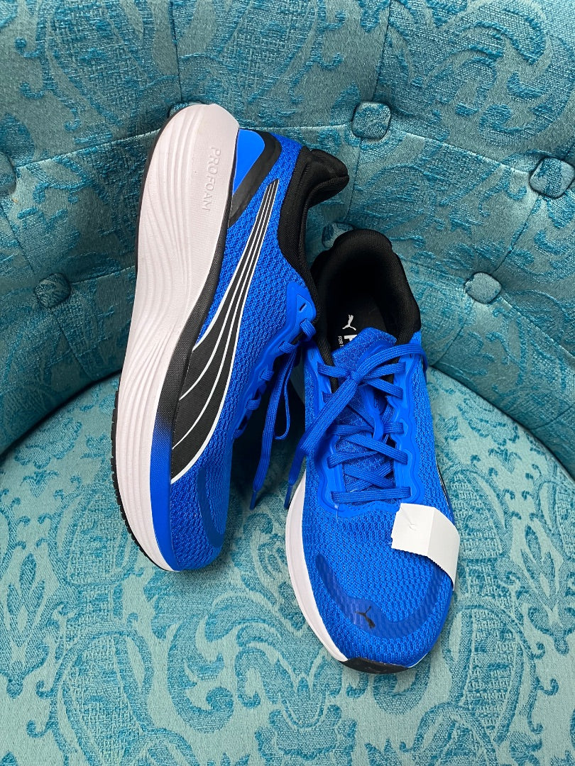 puma, Blue+, Mens-Sneaker, 8.5