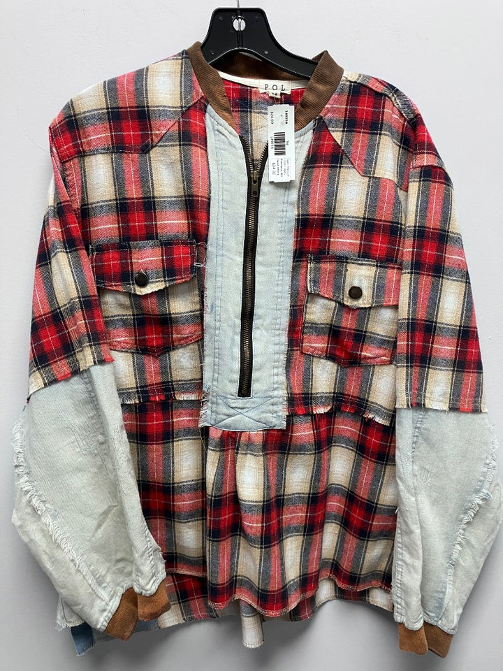 POL, Red+, Top, Medium