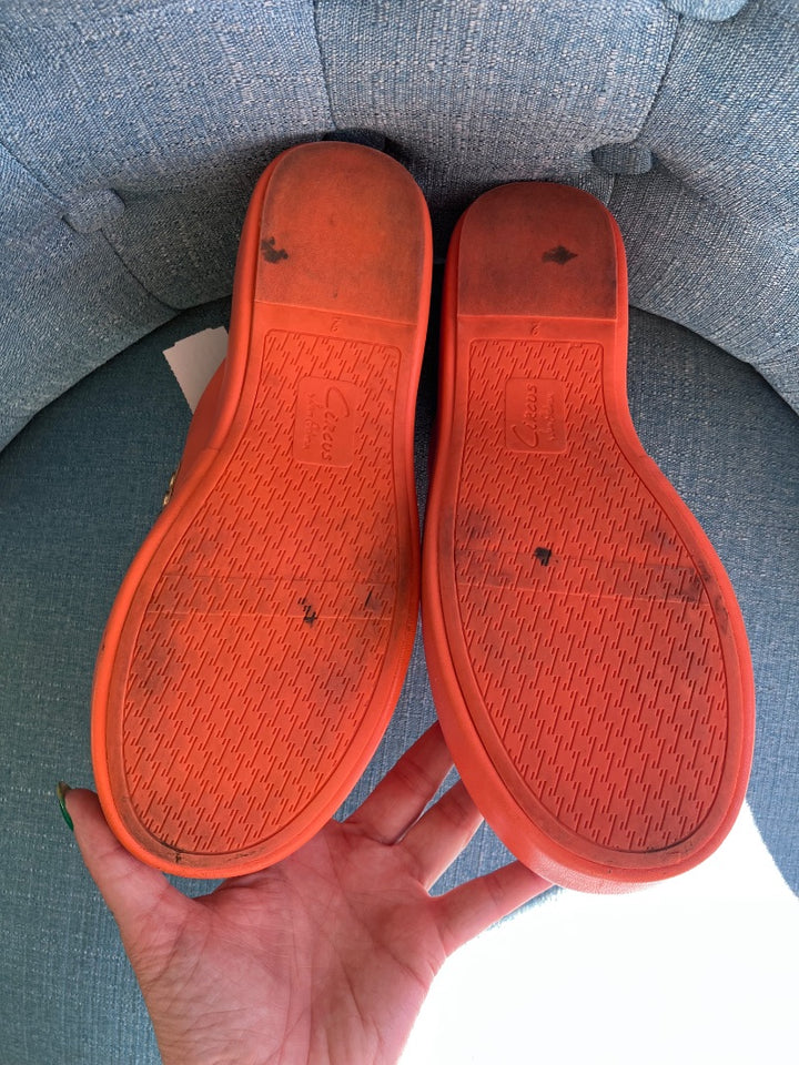 circus, Orange, clog, 9