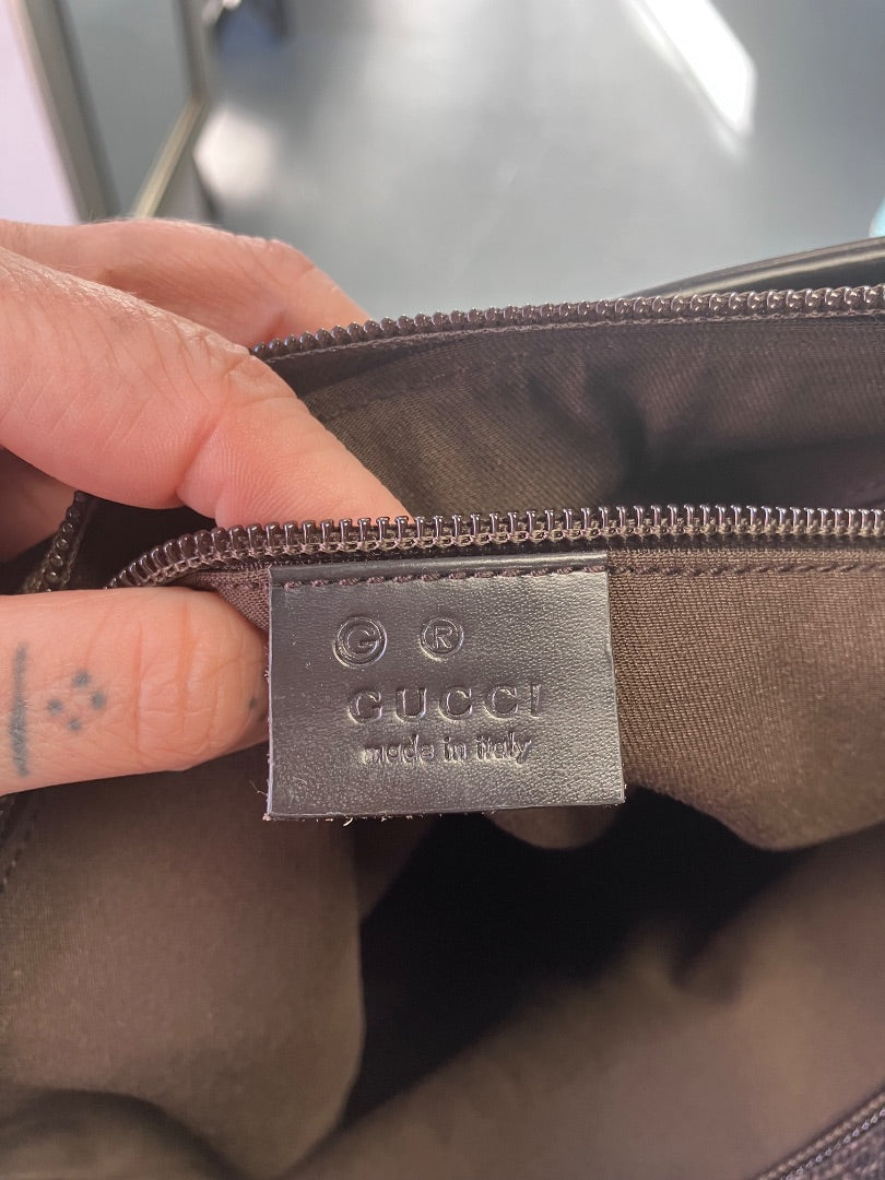 Gucci, Brown, Handbag, Medium