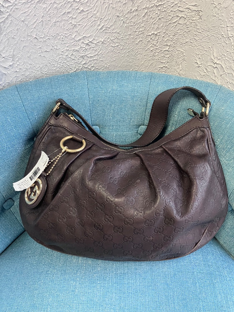 Gucci, Brown, Handbag, Medium