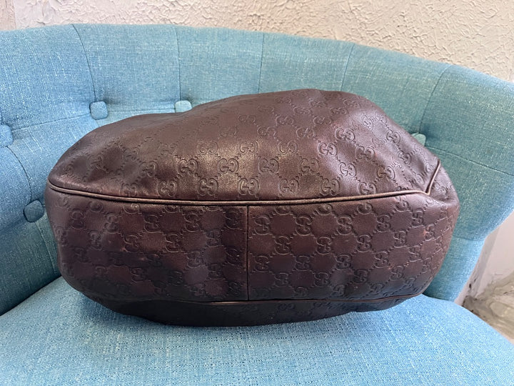 Gucci, Brown, Handbag, Medium