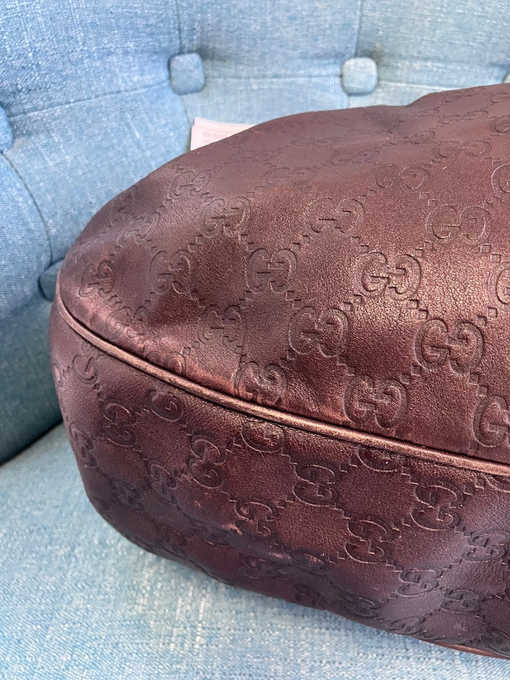 Gucci, Brown, Handbag, Medium