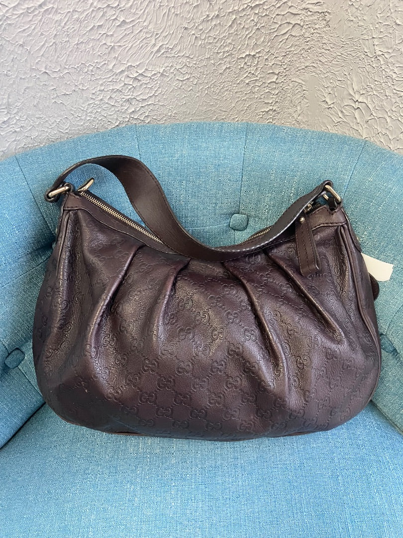 Gucci, Brown, Handbag, Medium