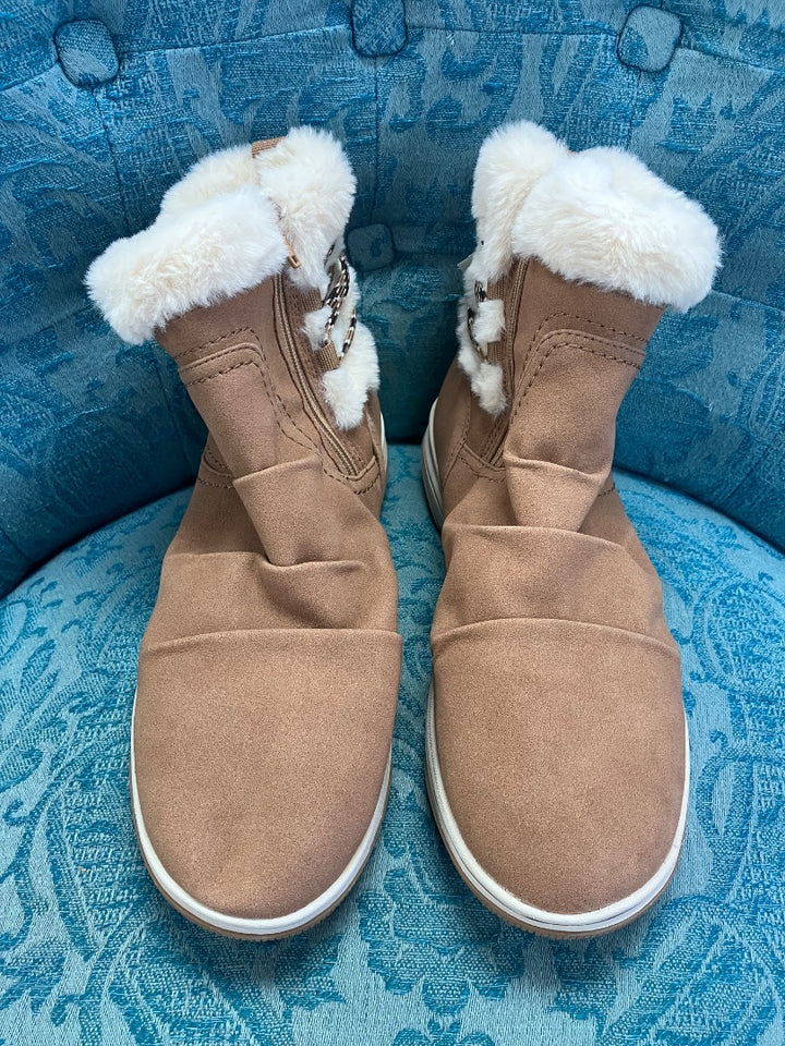 clarks, brown, boot, 10
