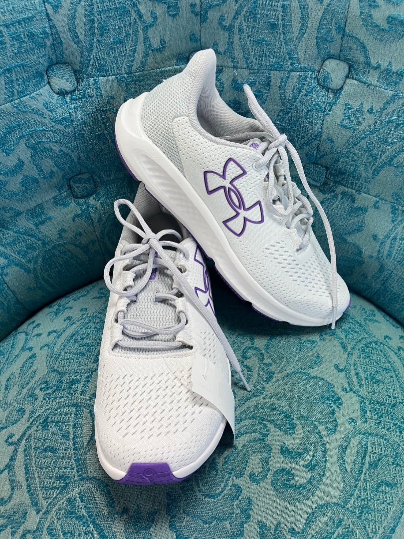 underarmour, White+, sneaker, 9.5