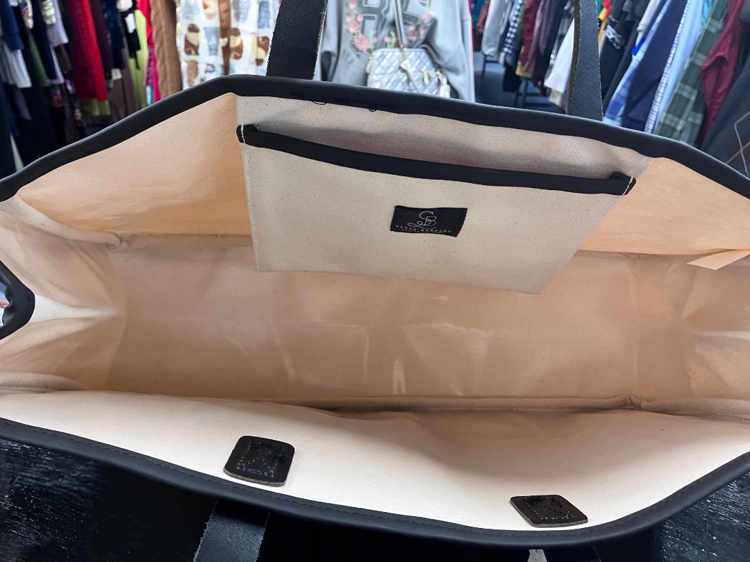 santa barbara, tan, Handbag, XL