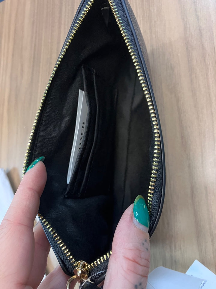 Coach, Brown+, wristlet, Medium