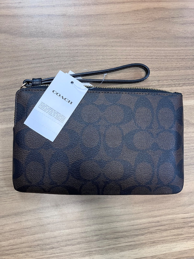 Coach, Brown+, wristlet, Medium