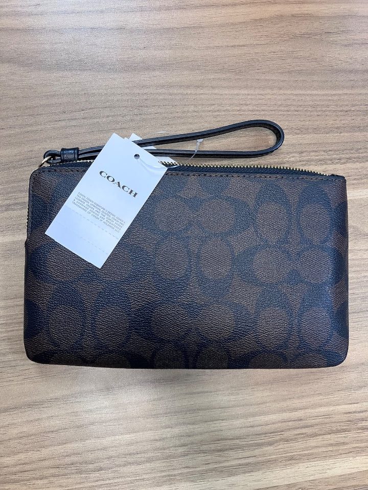 Coach, Brown+, wristlet, Medium