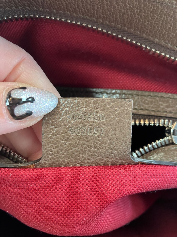 Gucci, Brown+, Handbag, Large