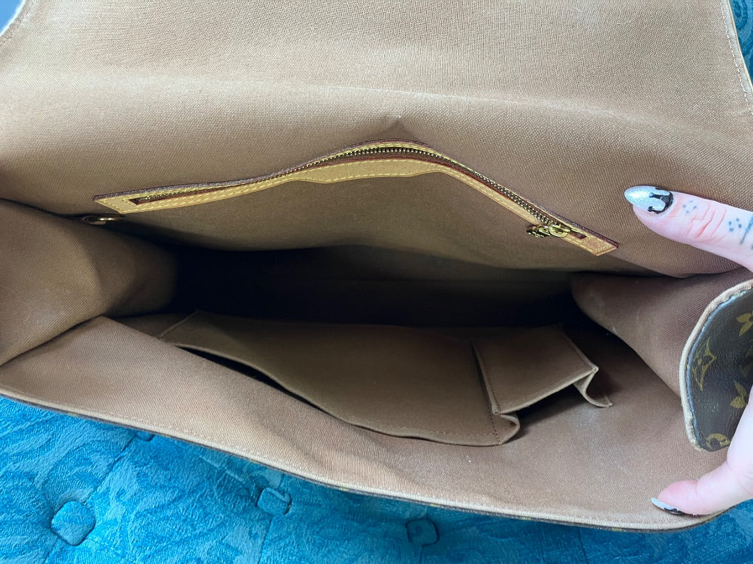 Louis Vuitton, Brown, Handbag, Large
