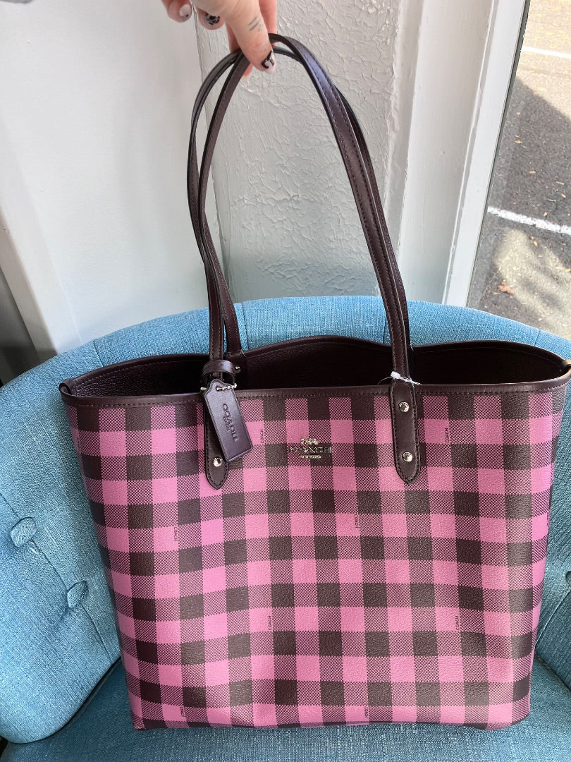 Coach, Purple+, handbag, Large