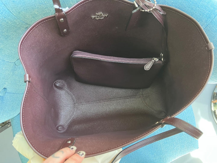 Coach, Purple+, handbag, Large