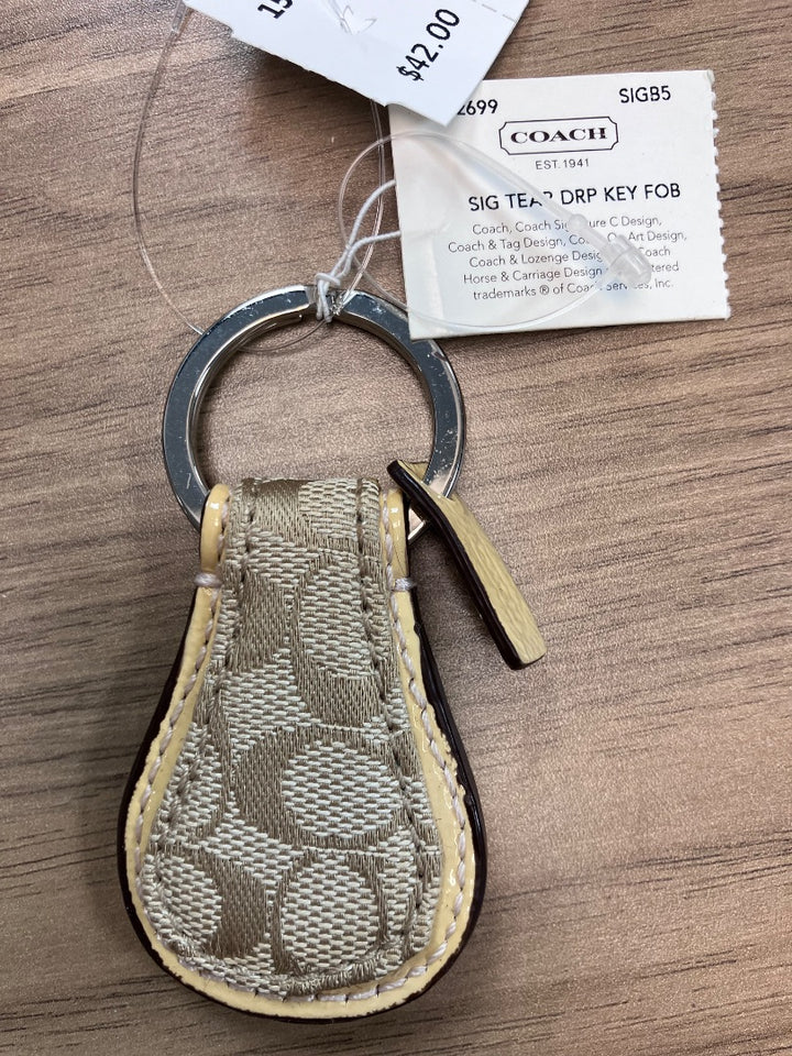 Coach, tan, keychain, XS
