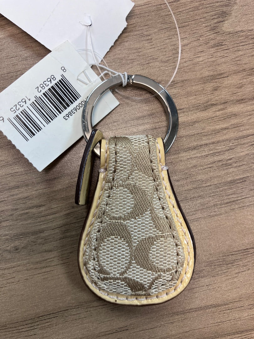 Coach, tan, keychain, XS