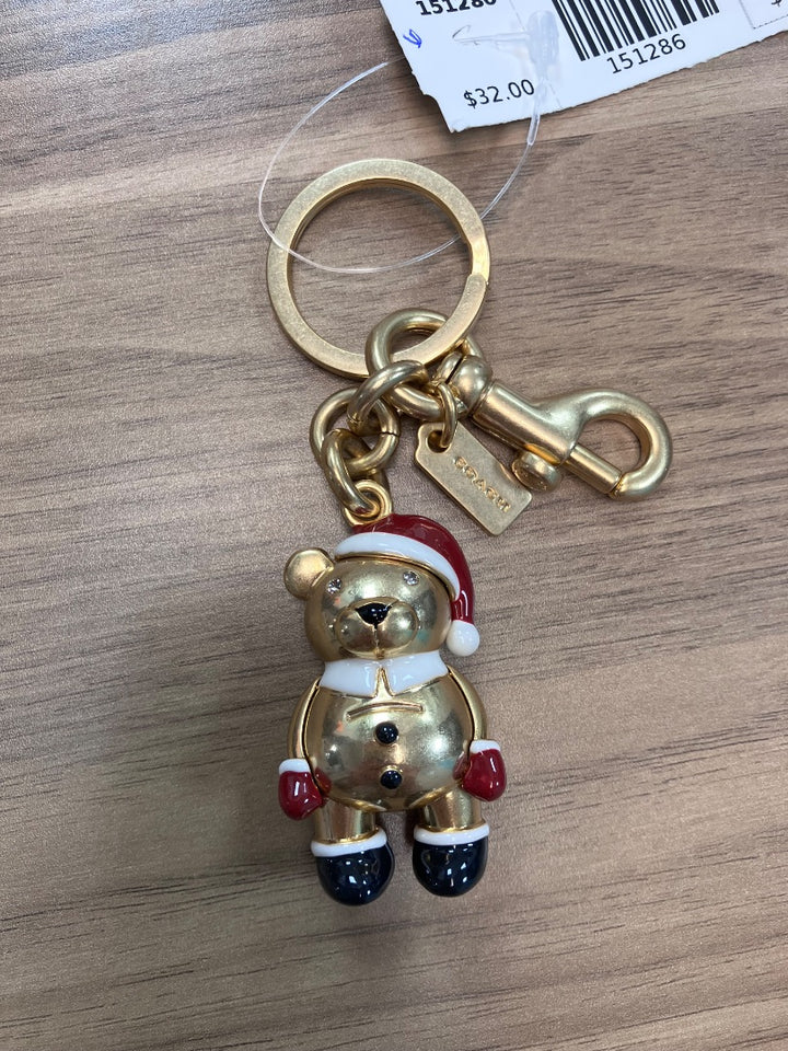 Coach, red+, keychain, Small