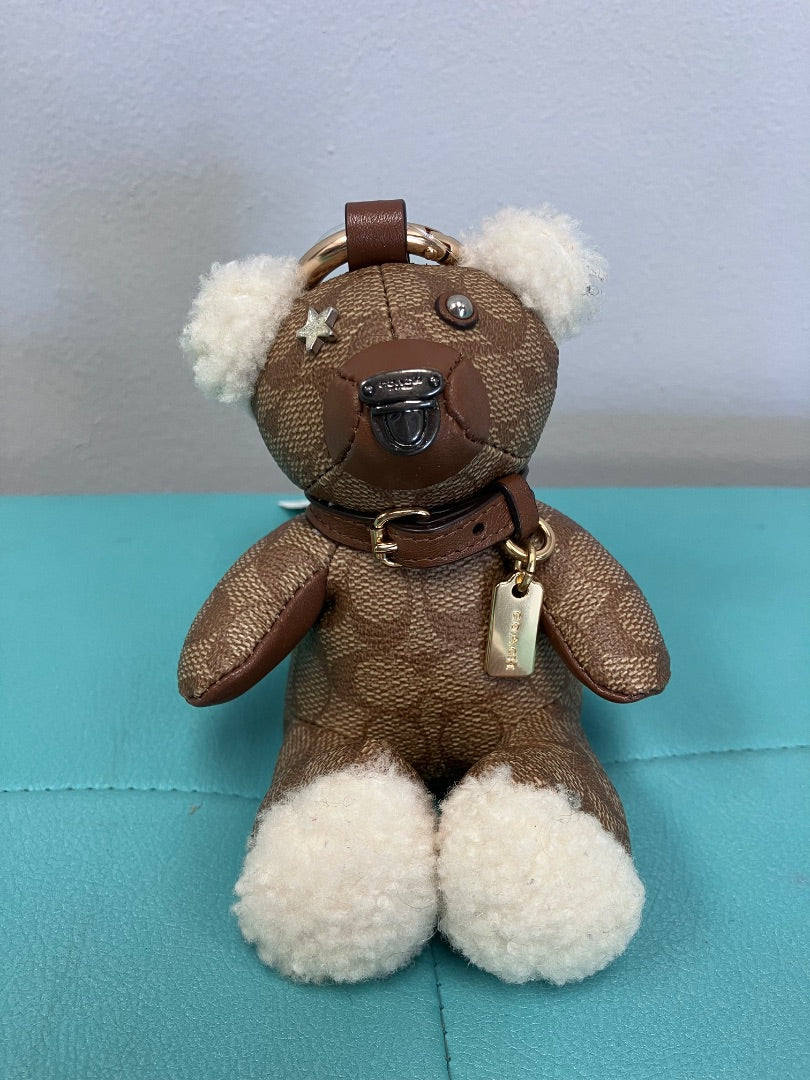 Coach, Brown, keychain, Large
