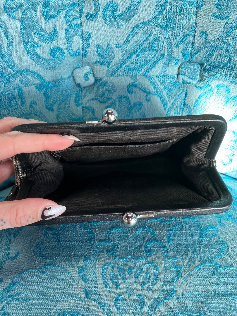 Coach, Black, Wristlet, Small