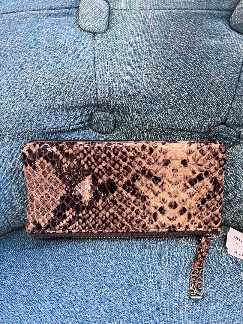 Brighton, tan+, wallet, Medium