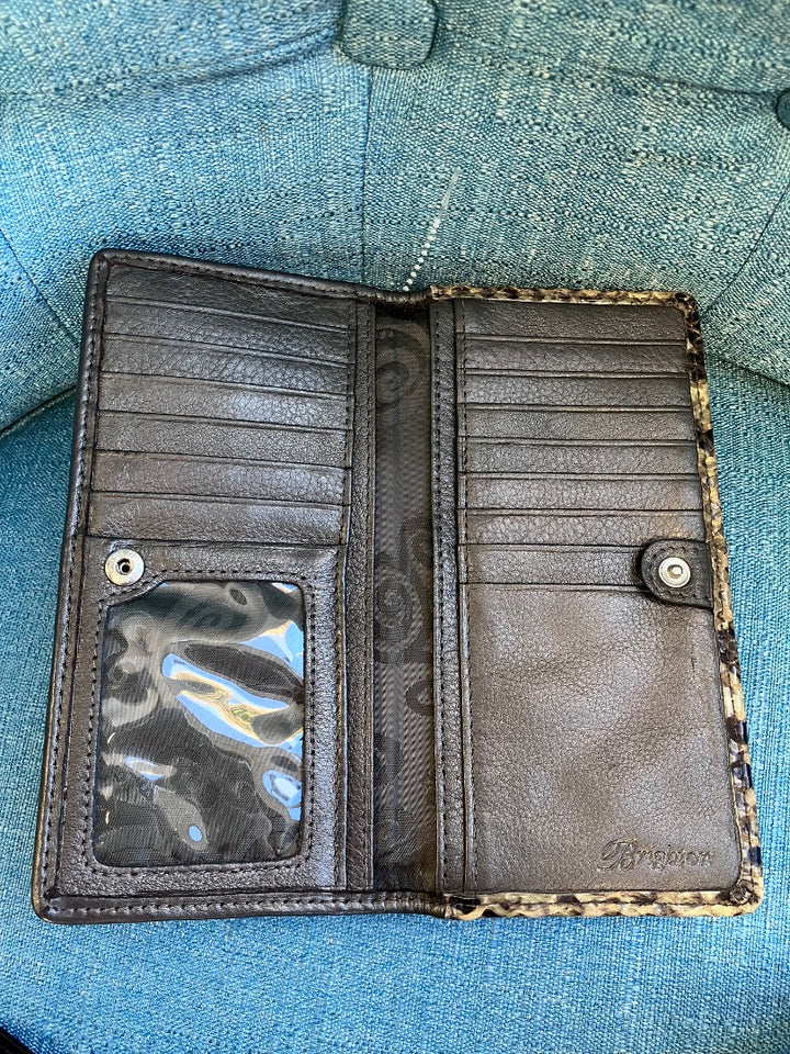Brighton, tan+, wallet, Medium
