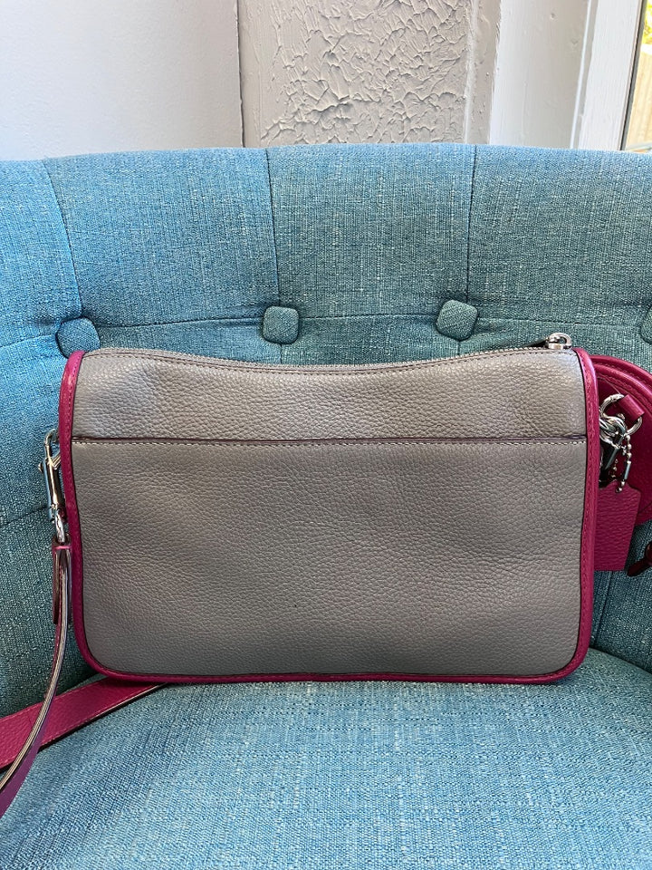 Coach, grey+, handbag, Medium